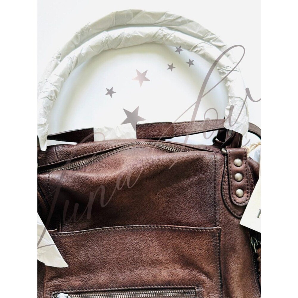 FREE PEOPLE We The Free Emerson Tote In Bitter Bark NWT - Picture 4 of 13
